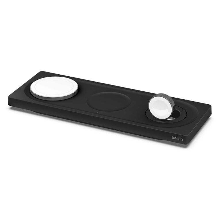 Belkin BOOST CHARGE PRO 3-in-1 Wireless Charging Pad with MagSafe - Black