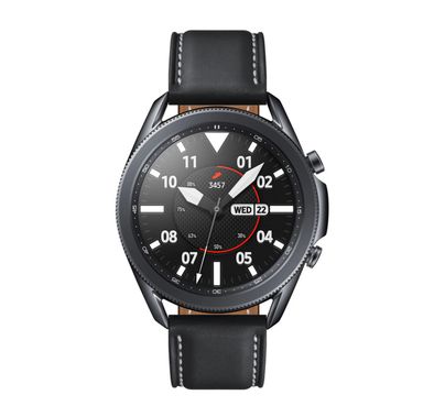 Galaxy Watch3 (45mm), Design, Top Refined Real Watch Design, Classic and Premium design, Advanced Health monitoring features, Advanced fitness features - Mystic Black