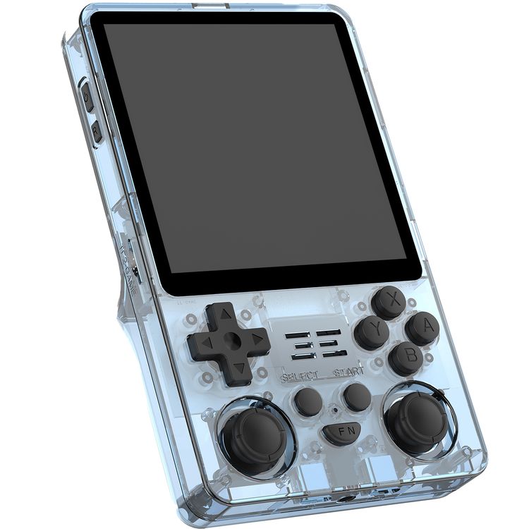 Porodo Gaming Arcade Pro Classic JELOS OS Portable Game Console with 4" IPS Display, Wi-Fi 2.4GHz, 3.5mm Audio Jack and Dual Micro SD Slot - Blue
