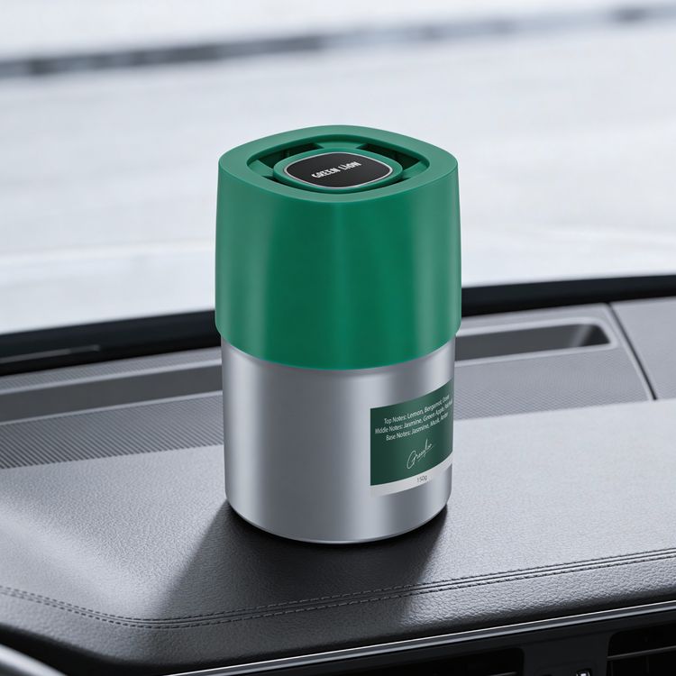 Green Lion Blooms Solid Air Freshener with Long-Lasting Freshness, 360° Diffusion, Fast Odor Removal, Passive Diffusion, Wide-Area Coverage, Safe & Non-Toxic, Natural Ingredients, Aluminum Alloy, 45 Days Lasting, Eco-Friendly - Green