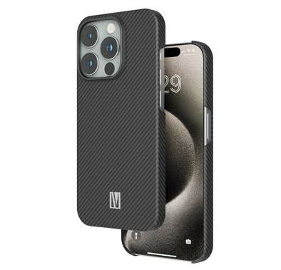 Levelo Sergei Ultra Slim Case, Aramid Fiber, iPhone 15 Pr...