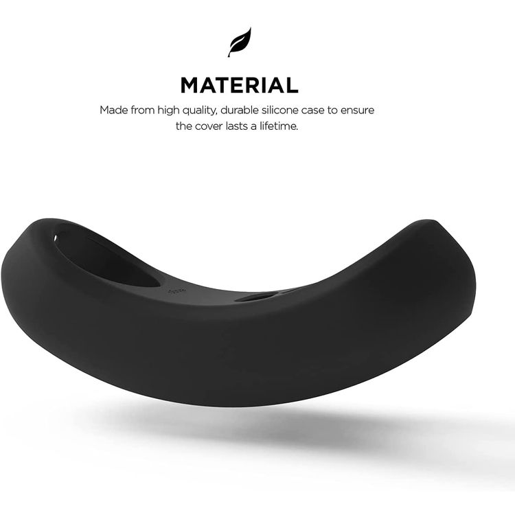 Elago Silicone Case for Nest Hello Doorbell, High Quality, Durable Silicone, Easy to Install, UV Light Protection, Weather Elements Protection, Dust & Scratches Resistant - Black