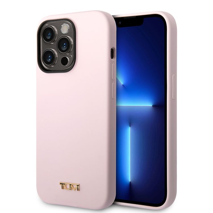 جراب سيليكون سائل Tumi HC MagSafe لهاتف iPhone 14 Pro Max - القرنفل