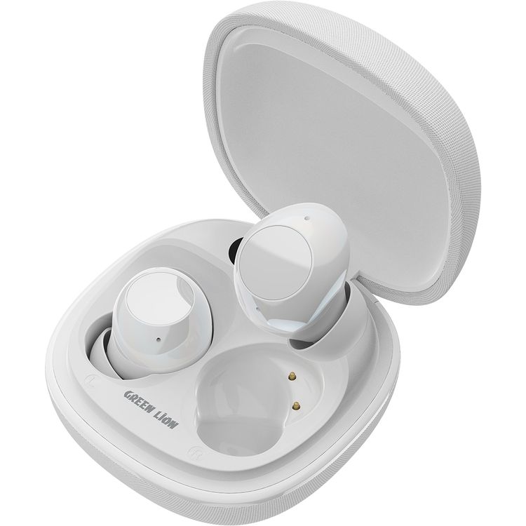 سماعات الأذن اللاسلكية الحقيقية جرين ليون مالبون مع تقنية ENC، وميكروفونات مزدوجة، ومنفذ شحن من نوع C، وإصدار بلوتوث 5.4. مدى بلوتوث 10 متر، بطارية علبة بسعة 300 مللي أمبير، وقت شحن ساعتين، ووقت استعداد 21 ساعة، عرض مستوى البطارية - أبيض