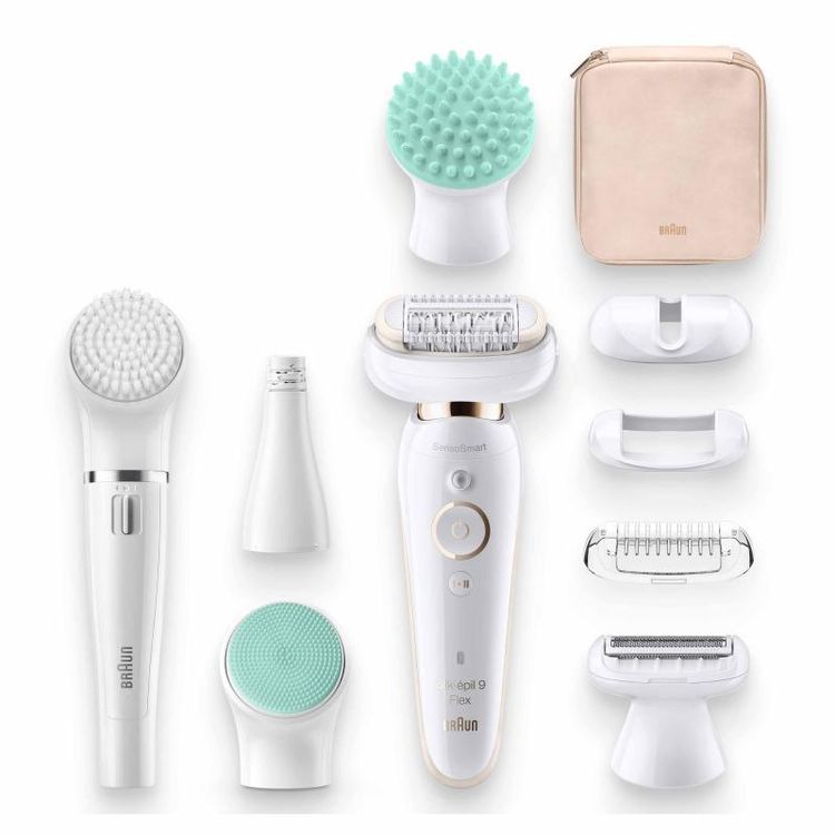 Braun Silk-Epil 9 Flex 9300 Beauty Set Wet & Dry Epilator - White