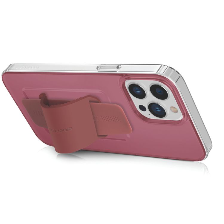 Viva Madrid Loope Shock Absorbent TPU/PC Air Pockets Case w/ Silicone Grip for iPhone 13 Pro Max (6.7") 10ft Drop Protection, Anti-Scratch Suitable with Wireless Chargers Burgundy