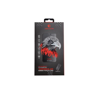 واقي شاشة Liberty Guard لهاتف iPhone 16 Pro Max مع غطاء كامل للخصوصية، زجاج مقسّى، حافة مستديرة 2.5D، لمسة نهائية غير لامعة، معزز ثلاثيًا، طلاء مضاد للتآكل، صلابة 9H، مضاد للخدش، مضاد لبصمات الأصابع، وظيفة مضادة للكهرباء الساكنة - أسود غير لامع
