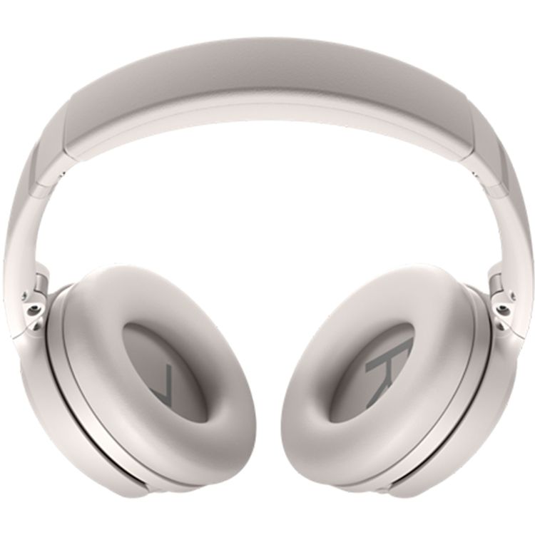 Bose QuietComfort Wireless Headphones with Bluetooth & AUX Connection, Up to 24 Hours Battery Life, Active Noise Cancellation, High-Fidelity Audio, Water Resistant - White Smoke