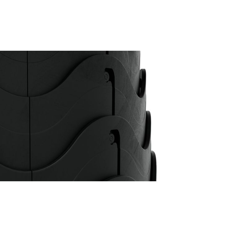 طاولة ونش سياحية قابلة للطي من جرين ليون وكرسي مع ارتفاع قابل للتعديل، سعة تحمل للكرسي 180 كجم، قاعدة غير قابلة للانزلاق، قفل معزز، تصميم قابل للطي، مقبض للحمل، سعة تحمل للطاولة 25 كجم، تخزين شبكي، كرسي قابل للتعديل تلسكوبياً - أسود