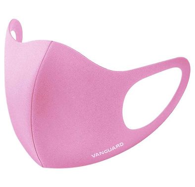 Vanguard Smart Care Puro-Nano Zinc Anti-Bacterial 3 Ply BFE Face Mask, Protection Washable Face Masks - Pink ( Small )
