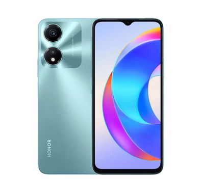 Huawei Honor X5 Plus TRA Version, 6.56", 4GB RAM, 64GB Storage, 50MP, Dual SIM, Android 13, GSM, HGSM، HSPA، LSPA, LTE - Cyan Lake