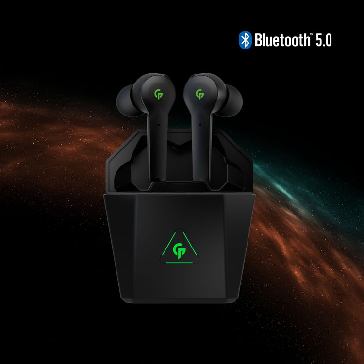 Gaming Wireless Earbuds Porodo PDX412-BK Gaming True Wireless Earbuds - Black