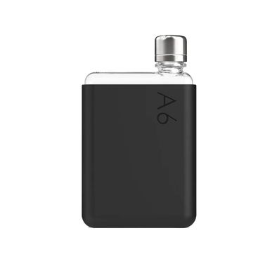 Memobottle A6 Silicone Sleeve with Thermal Insulation, Non-Toxic Material, Drop Protection, Matte Finish, Soft & Stylish - Black Ink