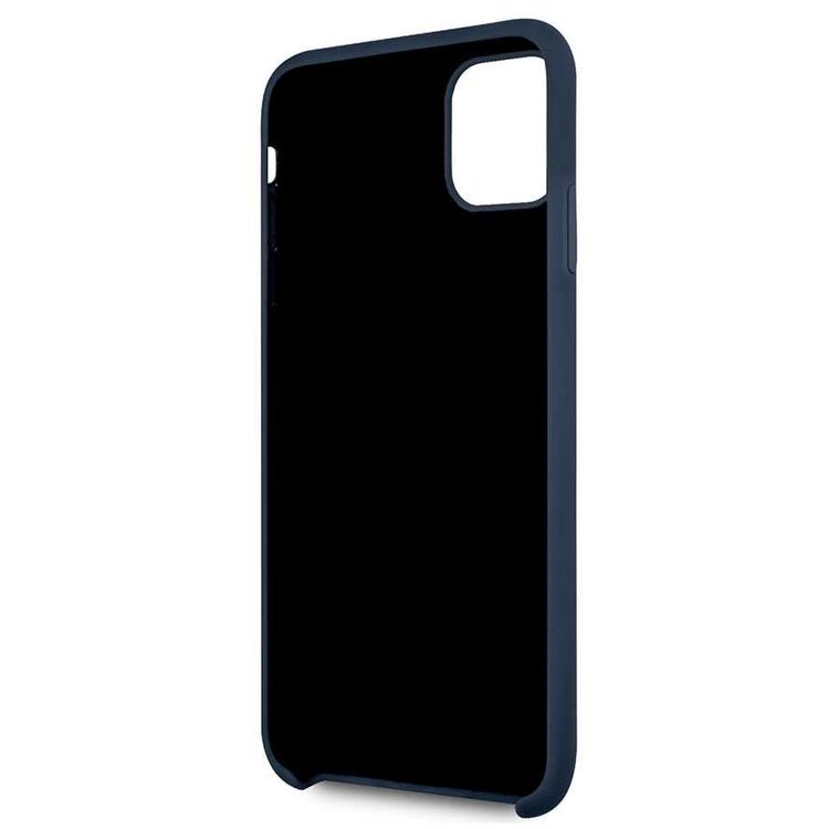 CG MOBILE Silicone Phone Case On Track & Stripes Compatible for iPhone 11 Pro Max (6.5") Drop Protection Mobile Case Officially Licensed - Navy