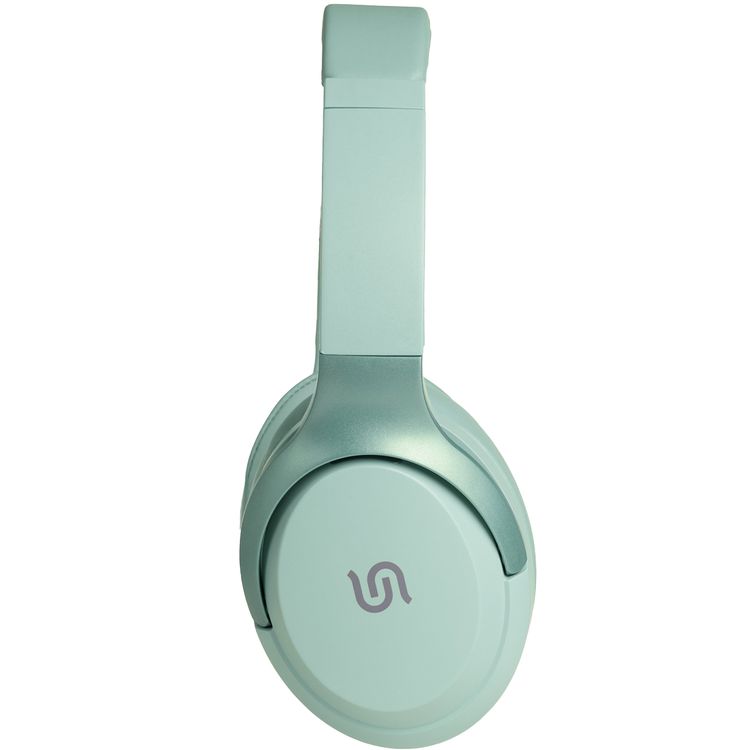 Porodo Soundtec Eclipse Wireless Over-Ear Headphones, High-Clarity Mic with ENC, 50 Hours Playtime, 400mAh Battery, Multi Function Buttons, Type C Charging, Compatible with All Phones for Enhanced Music and Calls - Green