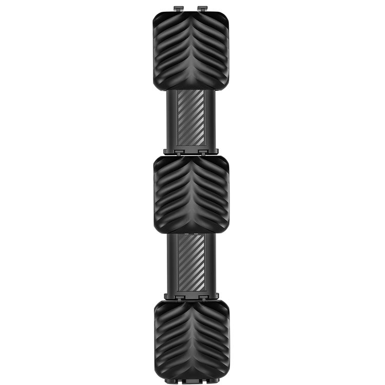 Porodo Lifestyle Clip-On Fill Light with 3 Color Temperatures, 1000mAh Battery Capacity, Up to 24 Hours Working Time, 3 RGB Lights, Wide Compatibility, 4W Power - Black
