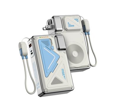 بنك طاقة ماج سيف من باورولوجي، سعة 20000 مللي أمبير/ساعة، مع شاحن حائط، PD 35 وات، شاحن لاسلكي 15 وات، حامل عند الطلب، منفذ USB-A وUSB-C وMicro، مقابس قابلة للتبديل في الولايات المتحدة/الاتحاد الأوروبي/المملكة المتحدة، شاشة LED رقمية - أبيض