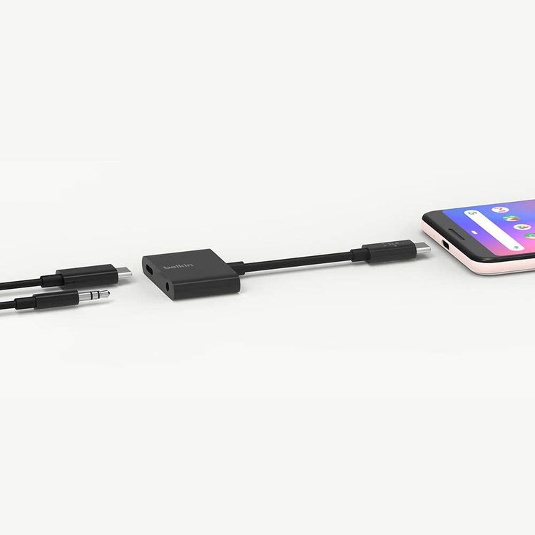 Belkin RockStar Audio USB-C Charge Adapter USB-C Audio