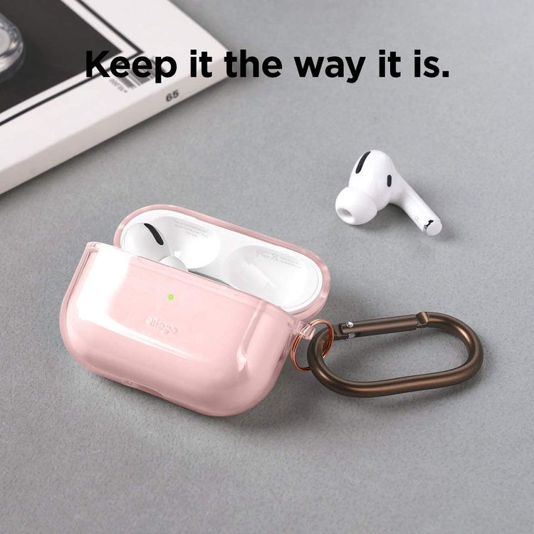 Elago Clear Hang Case for Apple Airpods Pro - Pink