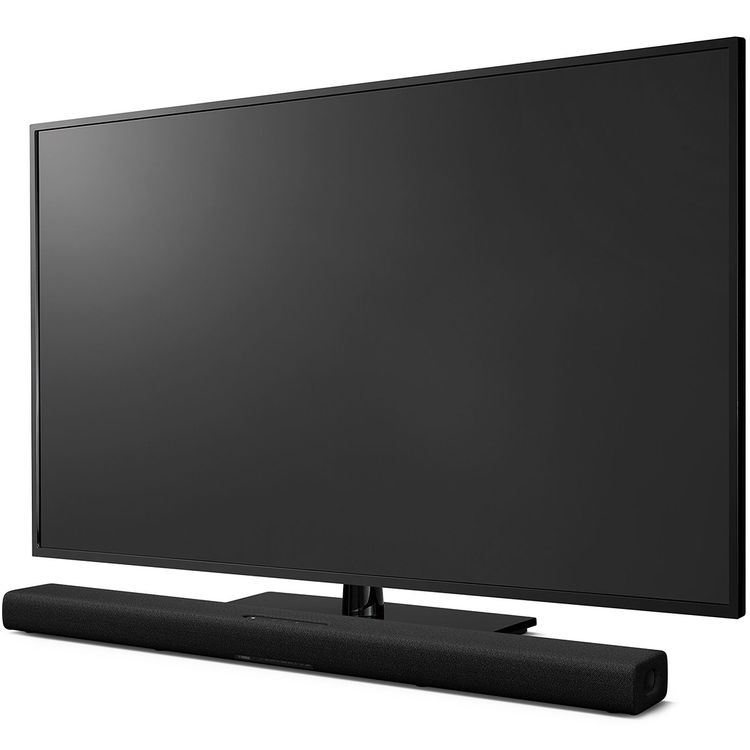 Yamaha SR-X40A True X Soundbar with Subwoofer, 4 Sound Modes, Clear Voice Technology, Bass Extension, Remote Controller, HDMI eARC & Bluetooth & Optical Connectivity - Black