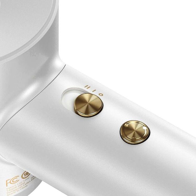 مجفف الشعر Laifen Swift Premium عالي السرعة - أبيض ذهبي