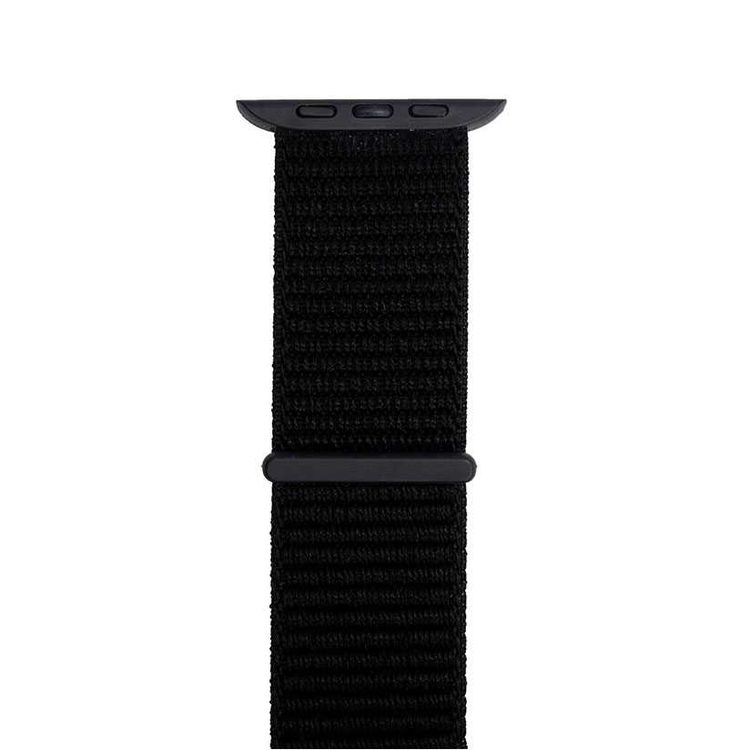 Porodo Nylon Watch Band Compatible For Apple Watch 44mm/42 - Black