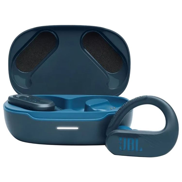 JBL Endurance Peak 3 Waterproof True Wireless In-Ear Sport Headphone, 50 Hours Playing Time, Bluetooth version 5.2, IP68 Dust & Water Resistance, 5.5 Hours Talking Time - Blue
