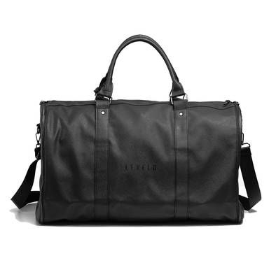 Levelo Allinstyle Saffiano Leather Travel Duffle Bag, 40L...