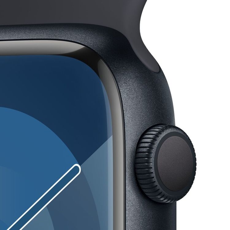 Apple Watch Series 9 [GPS 45mm] with Midnight Aluminum Case & Midnight Sport Band | M/L