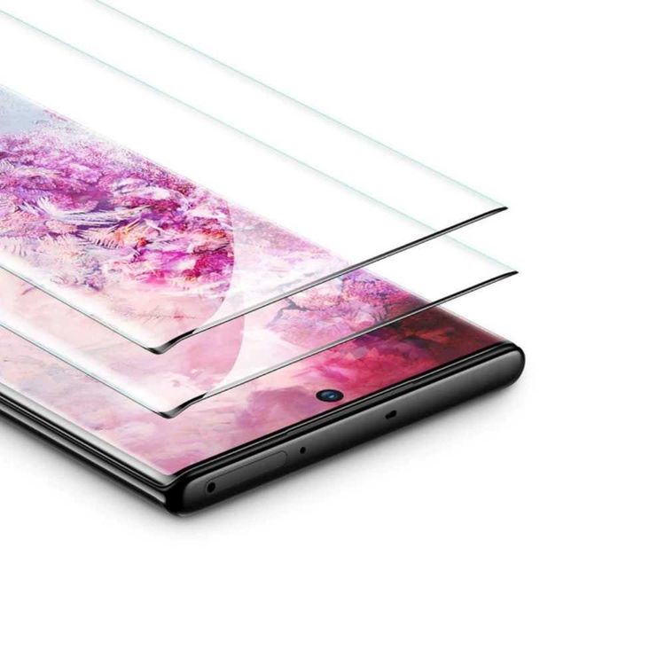 Devia Real Series 3D Curved Full Screen Tempered Glass Compatible for Samsung Note 10 Pro - 9H Scratch Resistant Screen Guard - Screen Protector with Alignment Frame - Black