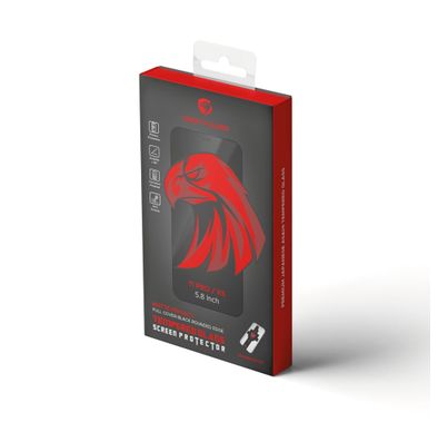 واقي شاشة Liberty Guard Matte Privacy Full Cover بحافة مستديرة لهاتف iPhone 11 Pro، مضاد للصدمات والتأثير - الخصوصية