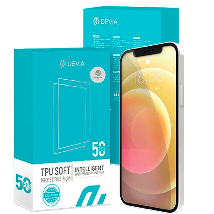 Devia Intelligent TPU Soft Protective Front Film (50pcs) - Clear