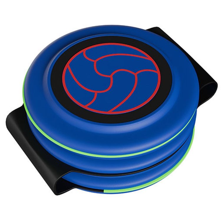 شاحن لاسلكي FC Barcelona WC-3 3 في 1 يدعم معيار Qi، بقدرة إخراج لاسلكية قصوى للهواتف الذكية تصل إلى 15 واط، وشحن متزامن، وتصميم قابل للطي، ومدخل نوع C QC بقدرة 18 واط - أزرق