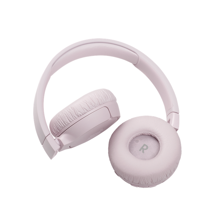JBL T660 Over-Ear Wireless Bluetooth Headphone wit Noise-Cancelling, Pure Bass, 44-hours Battery Life with ANC on, Hands-free Calls,  Foldable Design - Pink
