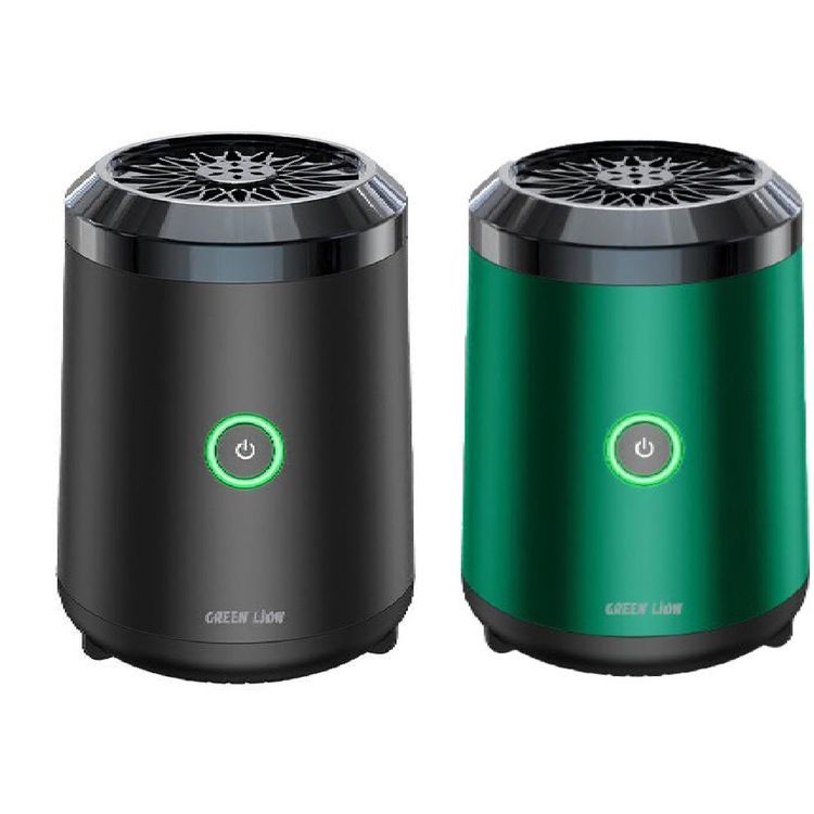 مبخرة Green Lion Mini Bakhour 2 مع آلية حماية مدمجة، مبخرة عالية الجودة، سعة بطارية 2000 مللي أمبير، 10-15 مرة تشغيل، تصميم مدمج ومحمول، منفذ شحن من النوع Type-C - أسود