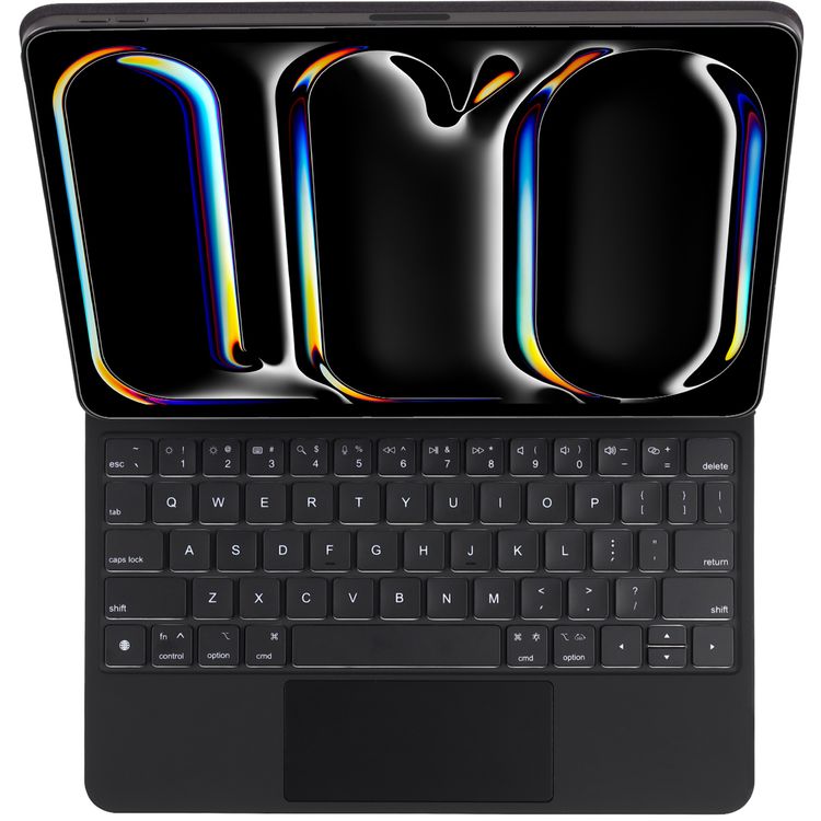 Green Lion Magic Keyboard Case for iPad Pro 11", 10 m Operating Distance, Type-C Charging Port, Pencil Holder - Black