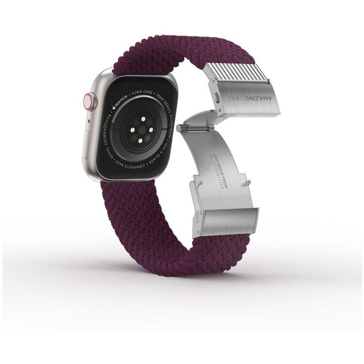AmazingThing Titan Weave Braided Sport with Titanlink Band - Dark Cherry