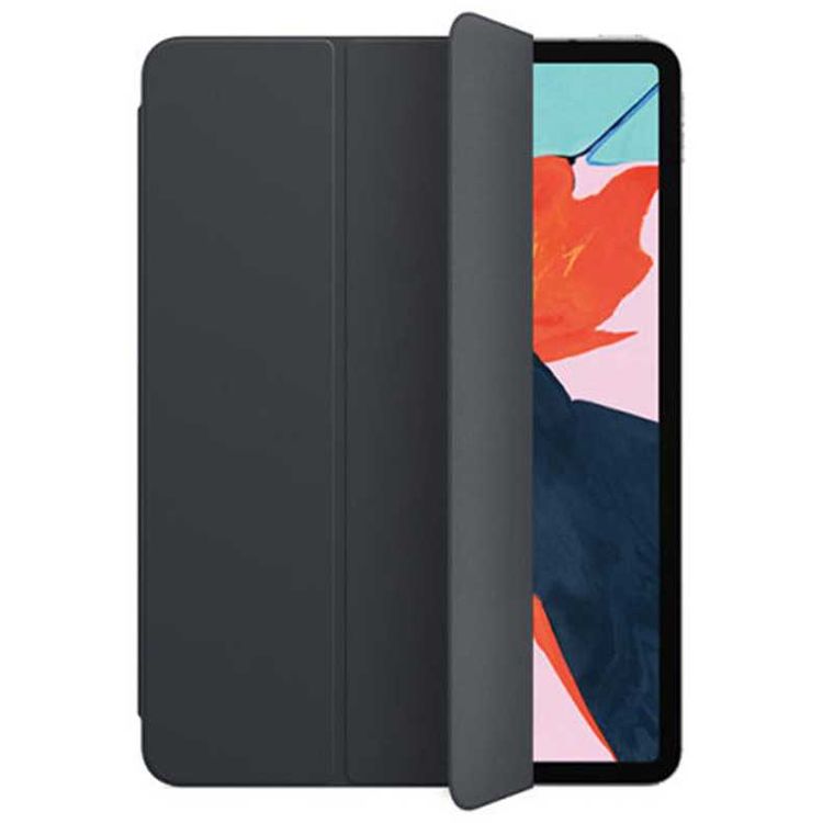 Comma Leather Case with Pencil Slot for Apple iPad Pro 12.9" (2021), Shock & Scratch Resistant, Shock & Drop Protection, Camera Protection, Easy Access to All Ports - Black