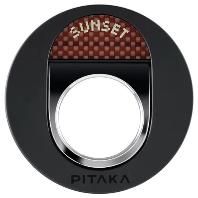 Pitaka MagEZ Grip 2 Sunset Random Segment Color Combo with MagSafe Compatibility, Multi-Functional Design, N52 Magnets, Ergonomic & Anti-Slip - Sunset