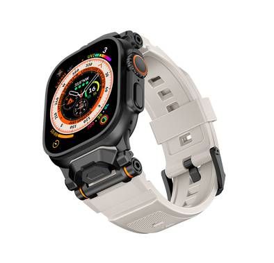 Levelo Nico Watch Strap for Apple Watch 49/46mm with Meta...