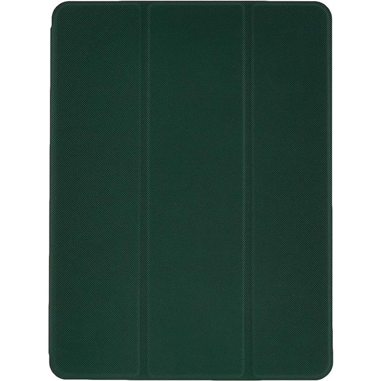 Green Lion Hogo Premium Case with Pencil Holder for iPad 10.2", Stable Trifold Stand, Full Body Drop Protection, Soft TPU Easy Install & Remove, Effective Shockproof - Green