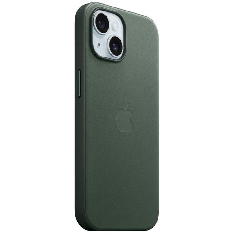 Apple iPhone 15 FineWoven Case [MagSafe] | Evergreen