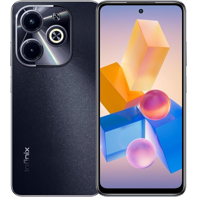 Infinix Hot 40i TRA Version, 6.56 inch HD+ Display, 50MP Dual AI Rear Camera, 5000mAh Battery - Starlit Black
