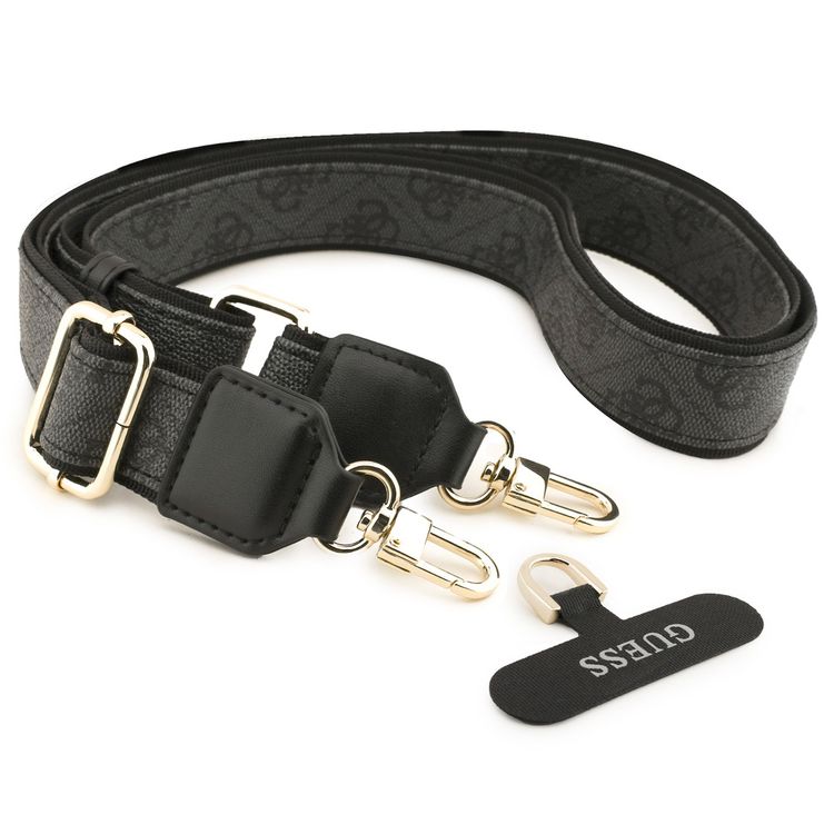 غطاء بتصميم نمط مغناطيسي 4G مصنوع من جلد PU مع حزام كروس بودي وشعار مثلث لهاتف iPhone 17 Pro، يتميز بملف نحيف، حماية من السقوط، تركيب سهل، تغليف مستدام، قبضة مريحة، تصميم خفيف الوزن - أسود