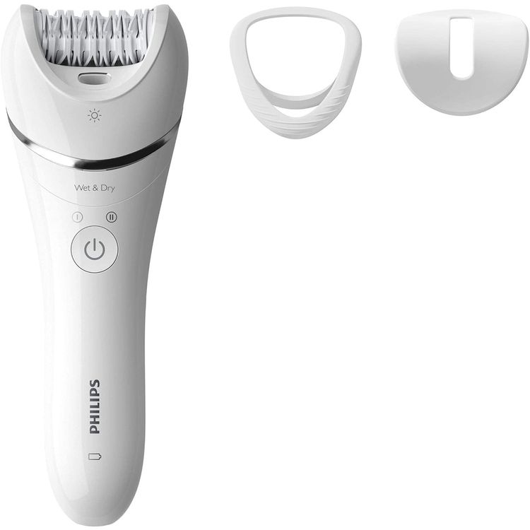 Philips Series 8000 Wet & Dry Epilator-BRE700/01 - White