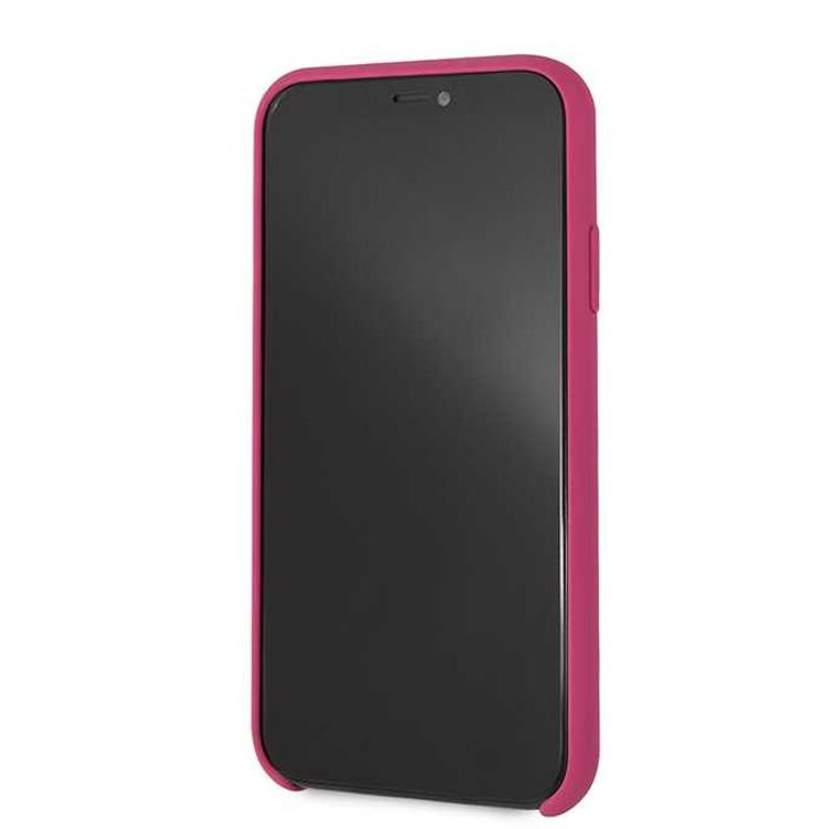 CG MOBILE Guess Silicone Phone Case Compatible for Apple iPhone Xr (6.1") Anti-Scratch Mobile Case Officially Licensed - Pink