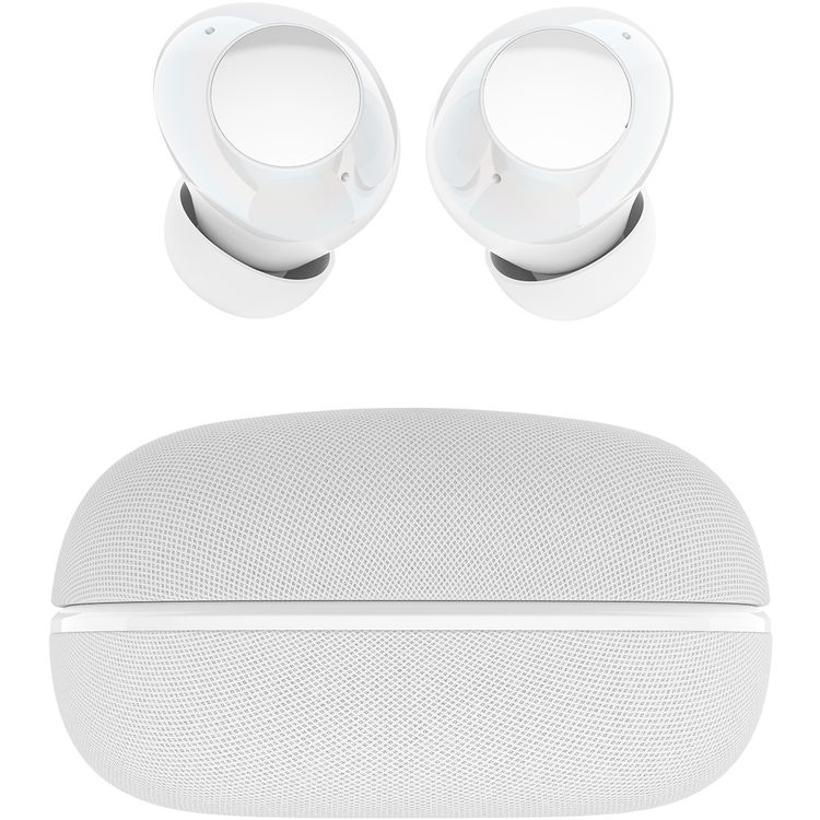 سماعات الأذن اللاسلكية الحقيقية جرين ليون مالبون مع تقنية ENC، وميكروفونات مزدوجة، ومنفذ شحن من نوع C، وإصدار بلوتوث 5.4. مدى بلوتوث 10 متر، بطارية علبة بسعة 300 مللي أمبير، وقت شحن ساعتين، ووقت استعداد 21 ساعة، عرض مستوى البطارية - أبيض