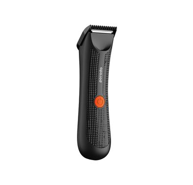 Porodo Lifestyle Sensitive Parts Hair Trimmer, 3.7V 600mAh Battery Capacity, 80 Minutes Working Time, 90 Minutes Charging Time, Ergonomic no-Slip Handle, IPX5 Water-Resistant - Black