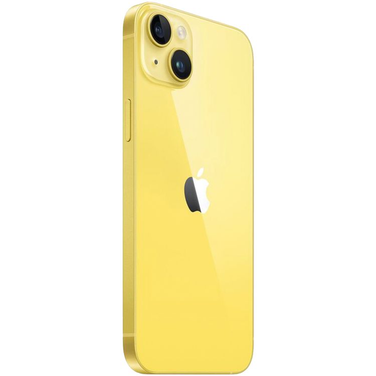 Apple iPhone 14 Plus with 5G Network Technology, 6GB RAM, 256GB Capacity, 6.7-inch Screen Size, Dual eSIM, 12MP Camera Resolution, A15 Bionic Chip, Lightning Connector Type, Splash, Water & Dust Resistant - Yellow