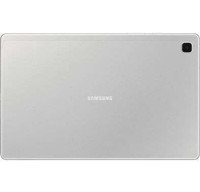 Samsung Galaxy Tab A7 T500 10.4" inch Display 3GB RAM / 32 GB ROM, 15W Fast charging, 7040 mAh Long-Lasting Battery, Snapdragon Chipset, Octa-Core Processor, Tablet with Face Recognition, Samsung Knox ( Wi-Fi + LTE ) - Silver